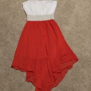 Wild Daisy strapless dress